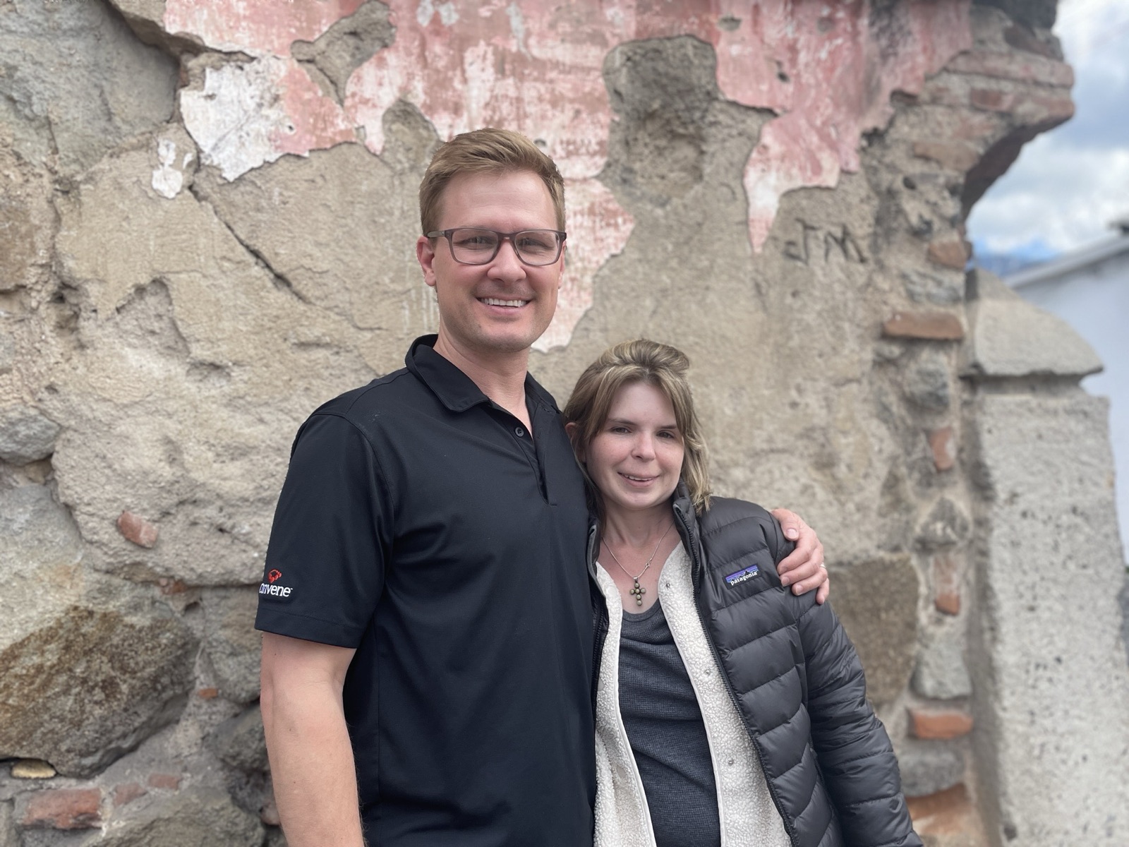 Seth Barnes Jr. with his sister, Leah